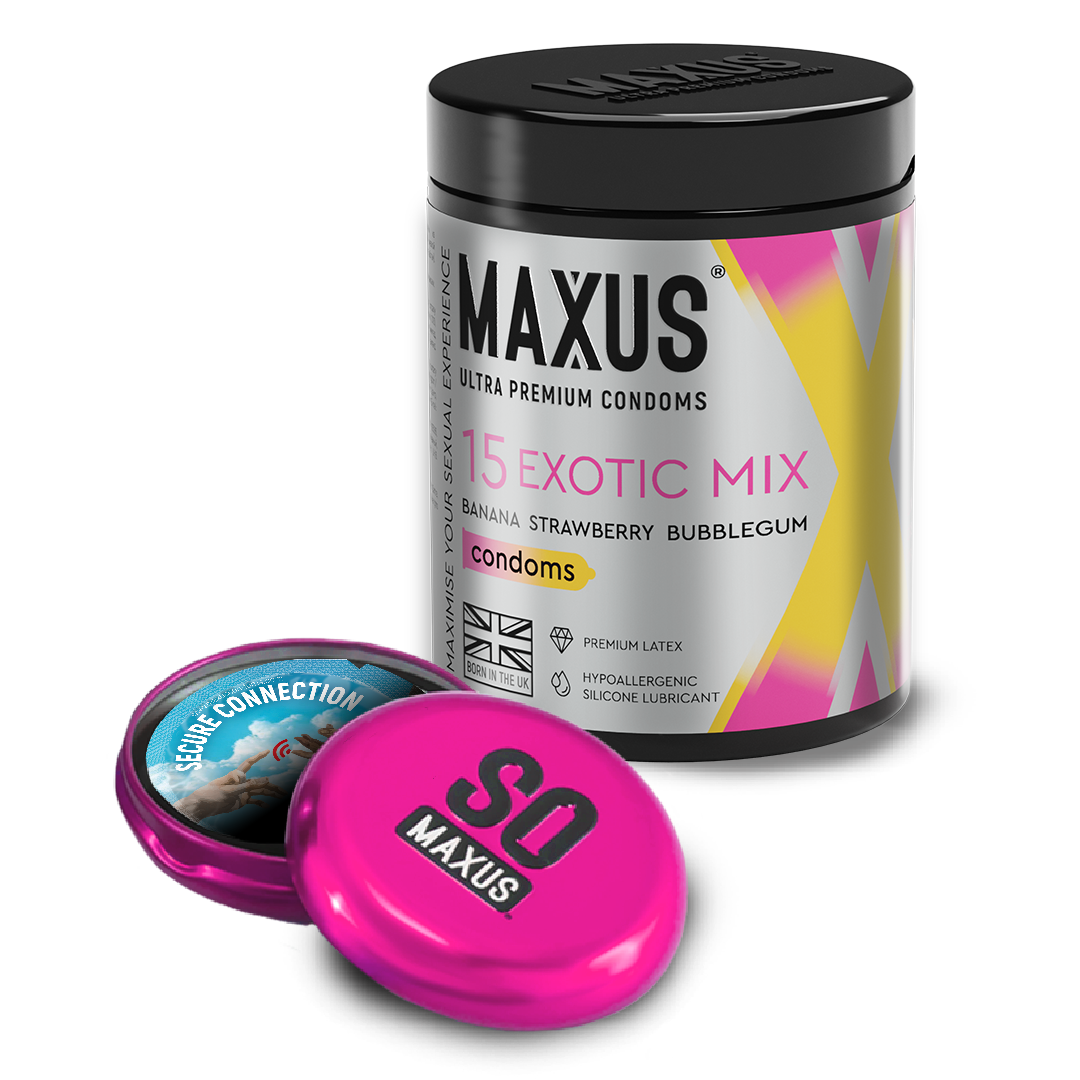 Презервативы MAXUS Exotic Mix №15, ароматизированные X-Edition, 15 шт