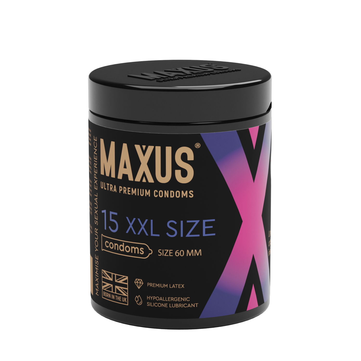 Презервативы MAXUS XXL, с увеличенным размером, 15 шт