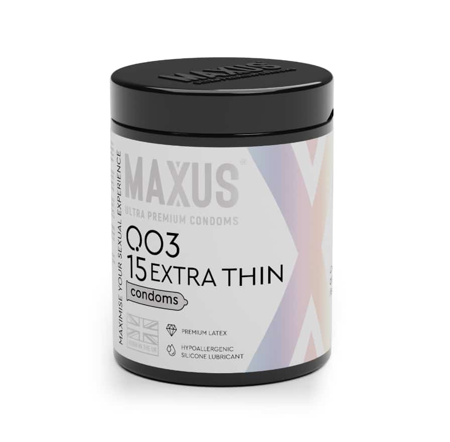 Презервативы MAXUS 003 №15 с железным кейсом, экстремально тонкие X-Edition, 15 шт